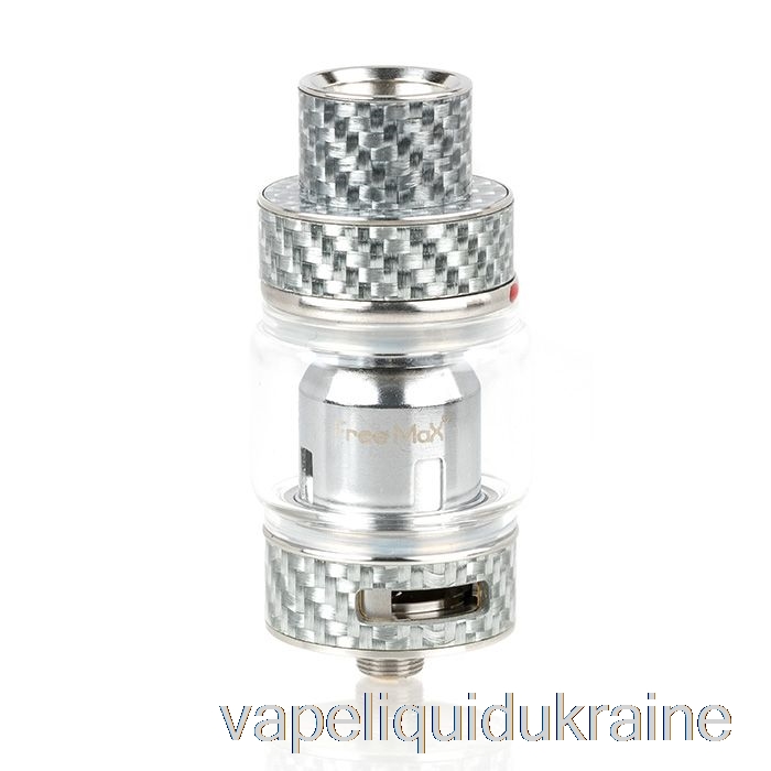 Vape Liquid Ukraine FreeMax Mesh Pro Sub-Ohm Tank Silver Carbon Fiber
